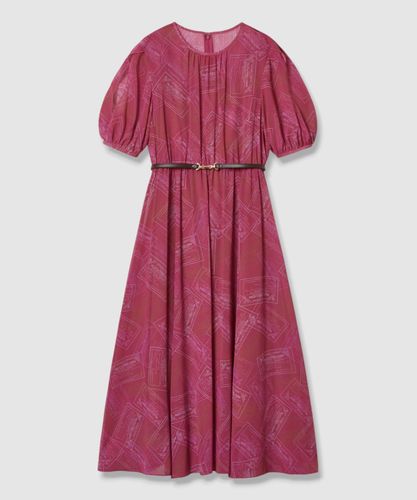 アナイANAYIフラワーレオパードプリントワンピース36 ロングワンピース チェックフラワープリントタイ付き ワンピース|ANAYI OFFICIAL ONLINE