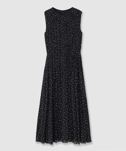 美品　 ANAYI 38 ノースリーブワンピース 黒白パターン トリアセリネンノースリーブ ワンピース|ANAYI OFFICIAL ONLINE STORE