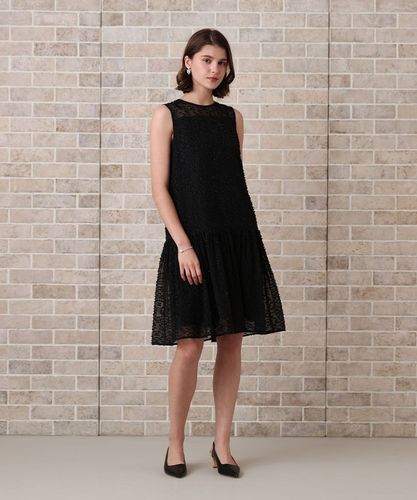 【一回のみ着用】☆アナスイミニ☆ジャガードドレス 130㎝ ラメカットジャガードミニ ワンピース|ANAYI OFFICIAL ONLINE