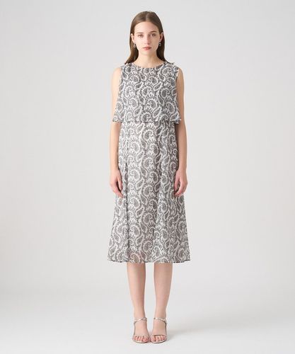 【758】美品　アナイ　シフォンドットティアード　ワンピース　36 B 758】美品 アナイ シフォンドットティアード ワンピース 36 B