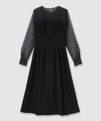 ポンチ×タフタティアード ワンピース|ANAYI OFFICIAL ONLINE STORE