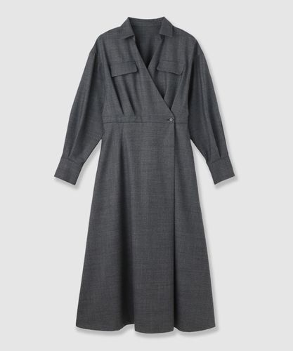 グログランコンビベルト付き ワンピース|ANAYI OFFICIAL ONLINE STORE