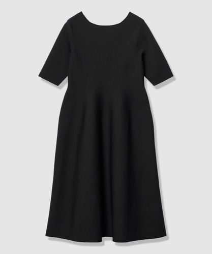 セットアップ対応商品】ウールジョーゼットシームフレアワンピース