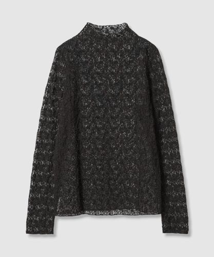 ストレッチレースモックネック プルオーバー|ANAYI OFFICIAL ONLINE