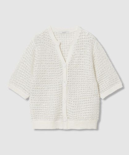 (新品) 25春夏　新作　COTTON MESH カーディガン Mサイズ 新品) 25春夏 新作 COTTON MESH カーディガン Mサイズ