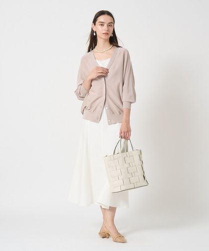 ほぼ未使用＊25ss アナイ ANAYI アセテート混 リブニット 36 アセテートポリエステルVネック カーディガン|ANAYI OFFICIAL ONLINE