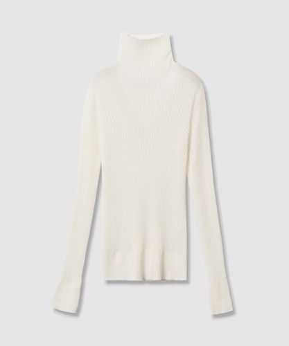 ANAYI メリノワイドリブハイネック プルオーバー　オフホワイト38 メリノワイドリブハイネック プルオーバー|ANAYI OFFICIAL ONLINE