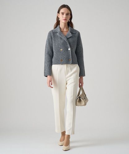 カラーミックスボクシージャケットカーディガン|ANAYI OFFICIAL ONLINE