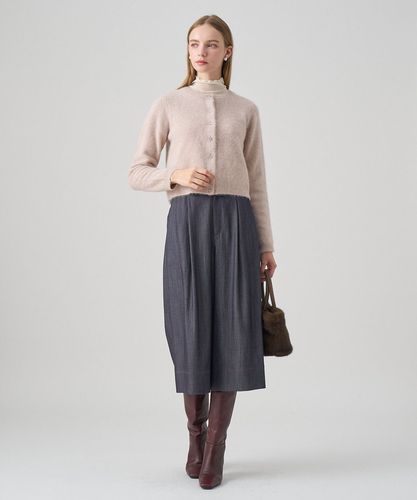 23AW♡ANAYI アナイ FLUFFYパール釦カーディガン 38 フラッフィ