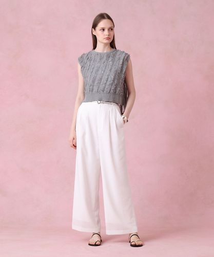 ANAYI 2025 今季　コットンフリンジバイアス プルオーバー ANAYI 2025 今季 コットンフリンジバイアス プルオーバー コットン