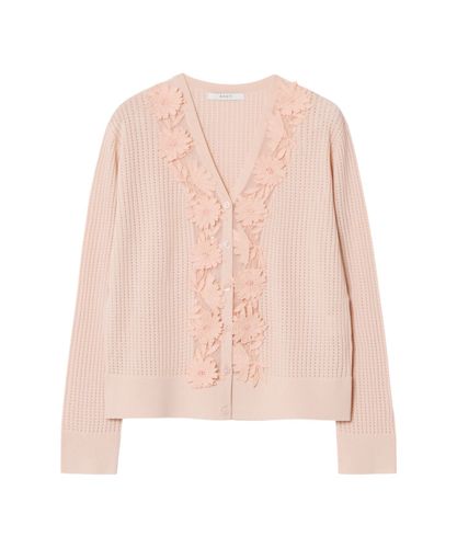 立体フラワーレースV カーディガン|ANAYI OFFICIAL ONLINE STORE