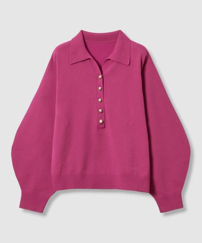 25SS現行品♡ANAYI アナイ チェッカーリブポロプルオーバー 38 上品 チェッカーリブポロプルオーバー|ANAYI OFFICIAL ONLINE STORE｜アナイ