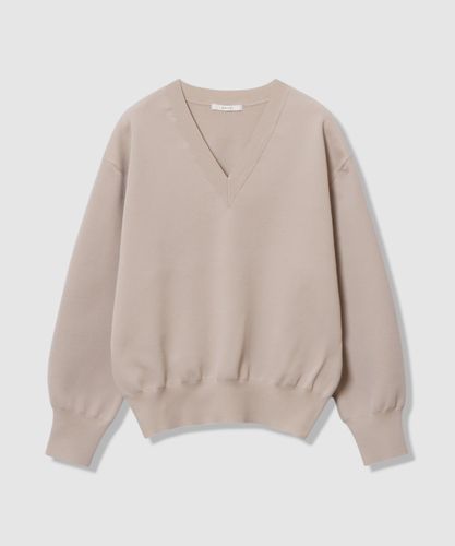 アセテートポリエステルVネック カーディガン|ANAYI OFFICIAL ONLINE