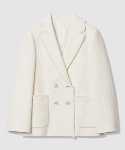 セットアップ対応商品】ウールプリペラノーカラージャケット|ANAYI