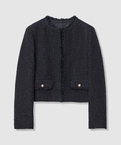 Eternal Line 2025】ミックスツイードペプラム ジャケット|ANAYI