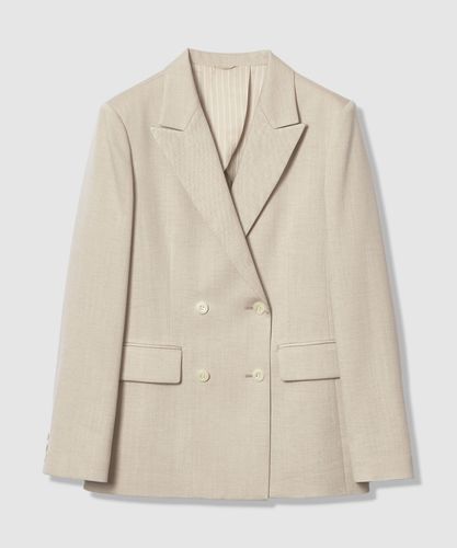 セットアップ対応商品】リネンストレッチダブル ジャケット|ANAYI