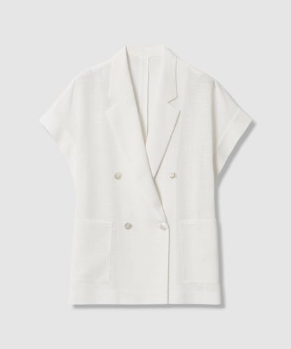 バスケットノーカラーダブルジャケット〈セットアップ対応商品〉|ANAYI