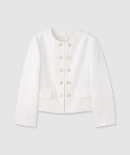 【美品】 ANAYI ノーカラージャケット ジップアップ 36 ホワイト レース TICCA フラワーレースジャケット|ANAYI OFFICIAL ONLINE STORE｜アナイ