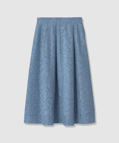 セットアップ対応商品】リーフカリグラフィープリントマチフレア