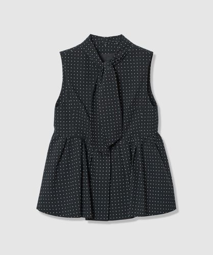 ドットプリントシフォンノースリーブブラウス|ANAYI OFFICIAL ONLINE