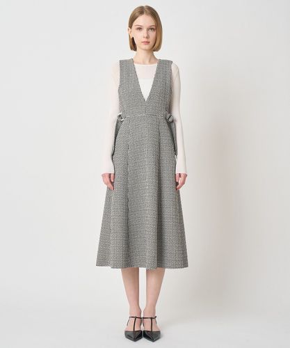 【2026SS/美品】ANAYI ドビーツィードジャンパーワンピース ドビーツィードジャンパーワンピース|ANAYI OFFICIAL ONLINE STORE