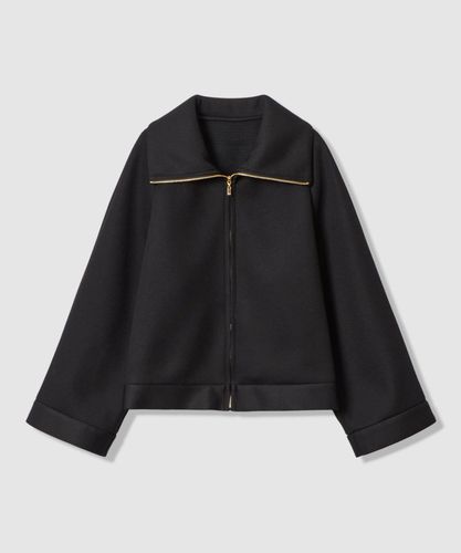 未使用　ANAYI ドビーツイードハーフスリーブブルゾン 2025 セットアップ対応商品】ドビーツイードハーフスリーブブルゾン|ANAYI