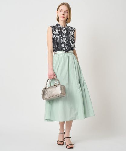 nicole♡ニコル刺繍パンツスーツ トゥービーシック 自由区 23区 アナイ TIME SALE】【ZELDA】パッチポケット刺繍Tシャツ｜Tシャツ｜ニコル