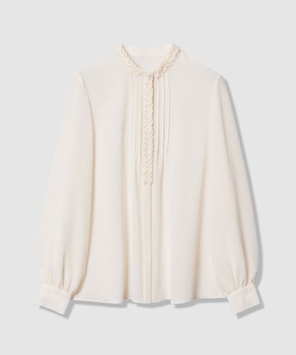 【タグ付き新品】ANAYI ダブルクロスフリンジビジュー ブラウス セットアップ対応商品】ダブルクロスフリンジビジュー ブラウス|ANAYI