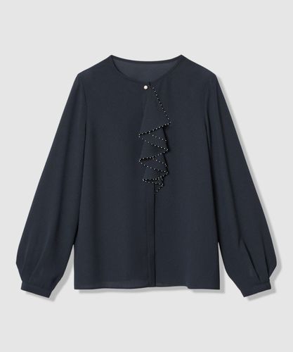フラワー刺繍ドットスリット ブラウス|ANAYI OFFICIAL ONLINE STORE