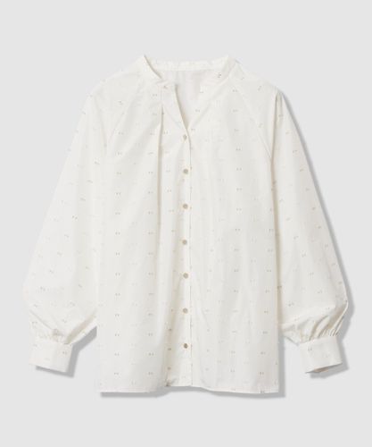 セットアップ対応商品】ダブルクロスフリンジビジュー ブラウス|ANAYI