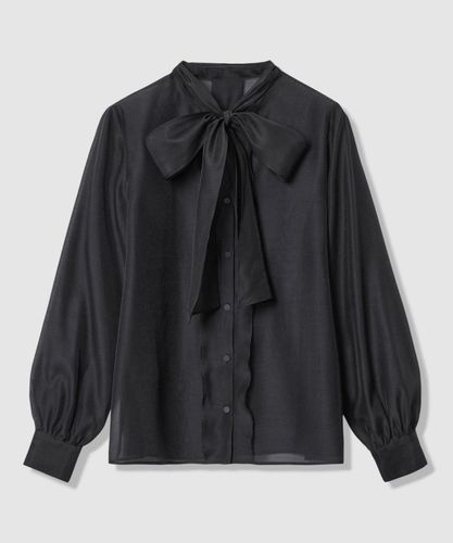 フラワー刺繍ボウタイブラウス|ANAYI OFFICIAL ONLINE STORE｜アナイ