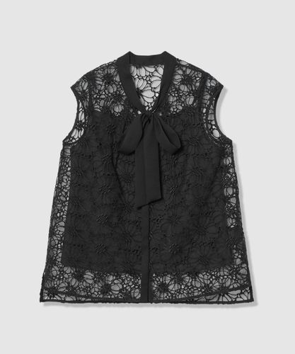 セットアップ対応商品】メッシュフラワーシャツ ブラウス|ANAYI