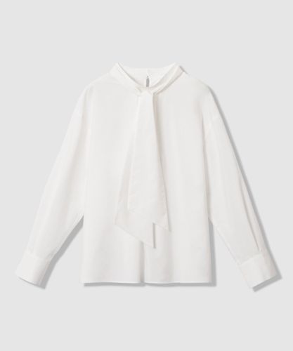 Eternal Line 2025】サテンドット楊柳ボウタイ ブラウス|ANAYI