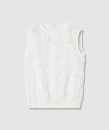 セットアップ対応商品】フェザーカットジャガード ブラウス|ANAYI