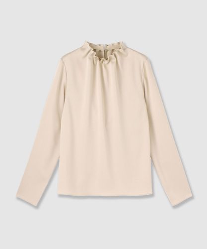 ANAYI 2025フラワーモチーフ長袖ブラウスジョーゼット36 Eternal Line 2025】ジョーゼットフラワーモチーフ ブラウス|ANAYI