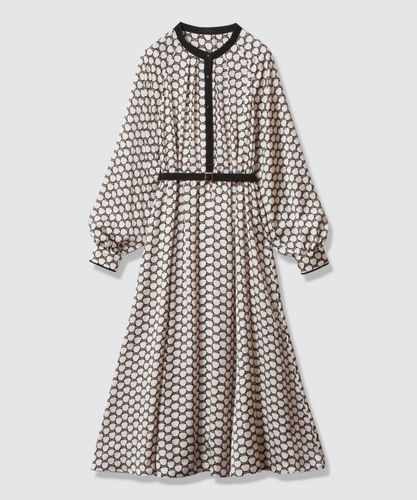 レオパードプリントフリルスリーブワンピース|ANAYI OFFICIAL ONLINE