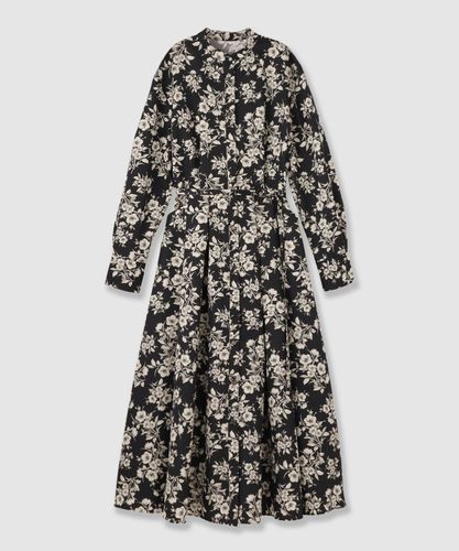 モノトーンフラワープリントシャツワンピース|ANAYI OFFICIAL ONLINE