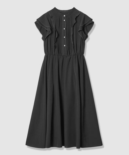 ワンピース 104セット デニムライクツイルフリルワンピース|ANAYI OFFICIAL ONLINE STORE