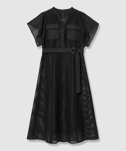 デニムライクツイルフリルワンピース|ANAYI OFFICIAL ONLINE STORE
