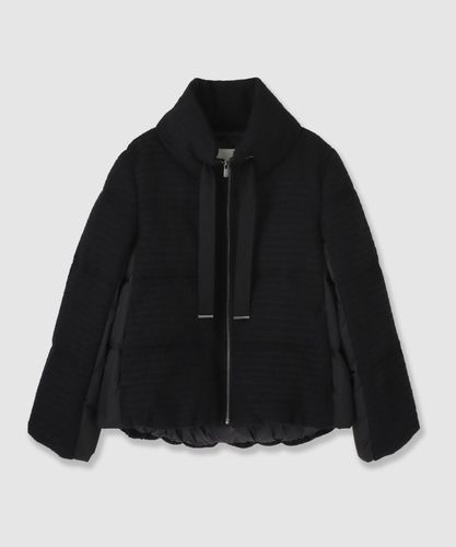 セットアップ対応商品】ドビーツイードハーフスリーブブルゾン|ANAYI