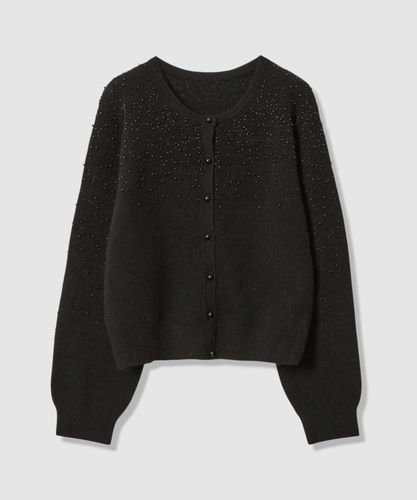 ニッティングメッシュクルー カーディガン〈セットアップ対応商品