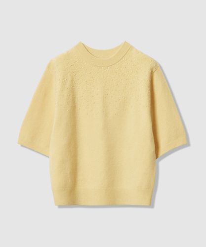 ペイントフラワープリントクルーネック プルオーバー|ANAYI OFFICIAL