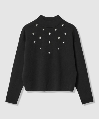 【中古】アナイ ANAYI 24AW アソート釦キーネック カーディガン 36 ブルー /CX ■OS レディース キーネックアソート釦 カーディガン|ANAYI OFFICIAL ONLINE STORE