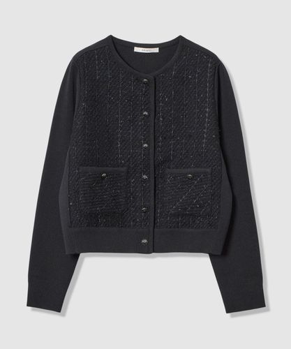 Eternal Line 2026】レース使いボクシー ジャケット カーディガン