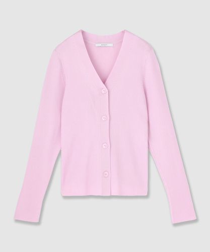 アセテートポリエステルVカーディガン|ANAYI OFFICIAL ONLINE STORE