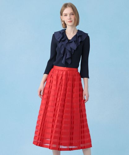 ルーシュ付きカーディガン|ANAYI OFFICIAL ONLINE STORE｜アナイ 公式