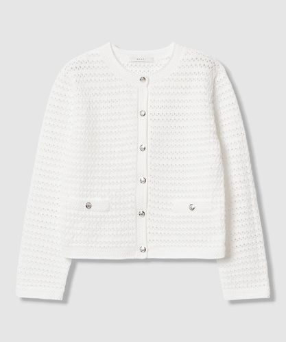 ペーパーシャギーモール ジャケット カーディガン|ANAYI OFFICIAL