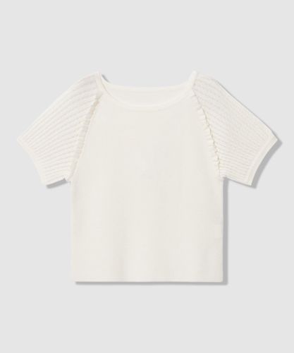 スリーブ釦ボートネックプルオーバー|ANAYI OFFICIAL ONLINE STORE