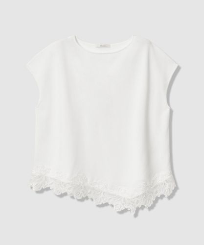 和紙ガーターフリル袖プルオーバー|ANAYI OFFICIAL ONLINE STORE