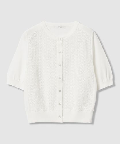 ラメシャギークルー カーディガン|ANAYI OFFICIAL ONLINE STORE